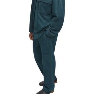 Mode of One Utility Pants Deep Malachite Cotton Cargo Relaxed Fit Size 32